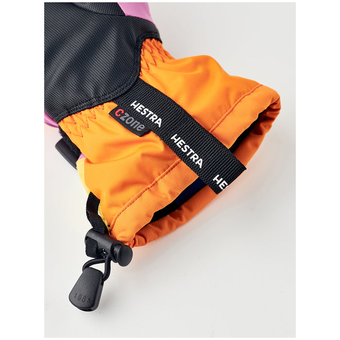 Hestra Gauntlet CZone Jr. Gloves - Kids' Orange/Multi