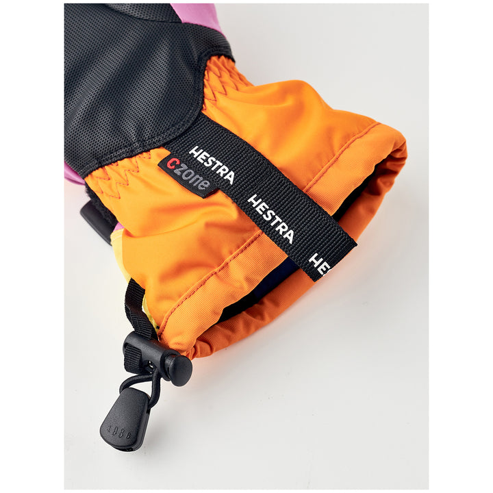 Hestra Gauntlet CZone Jr. Gloves - Kids' Orange/Multi