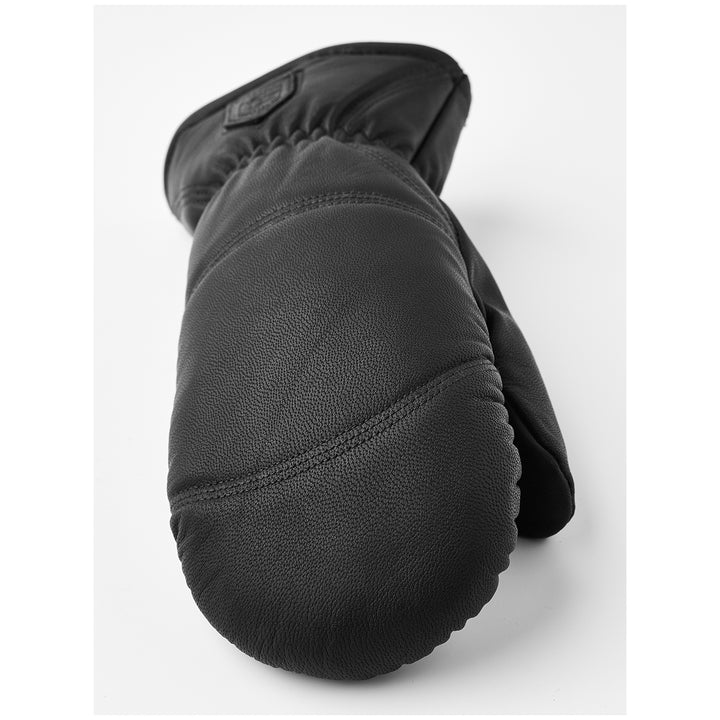 Hestra Leather Box Mittens Black