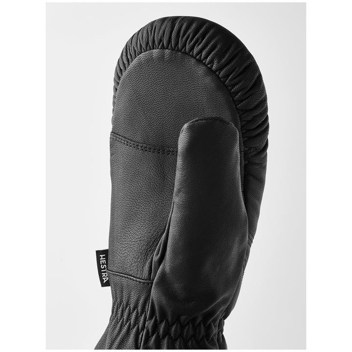 Hestra Leather Box Mittens Black