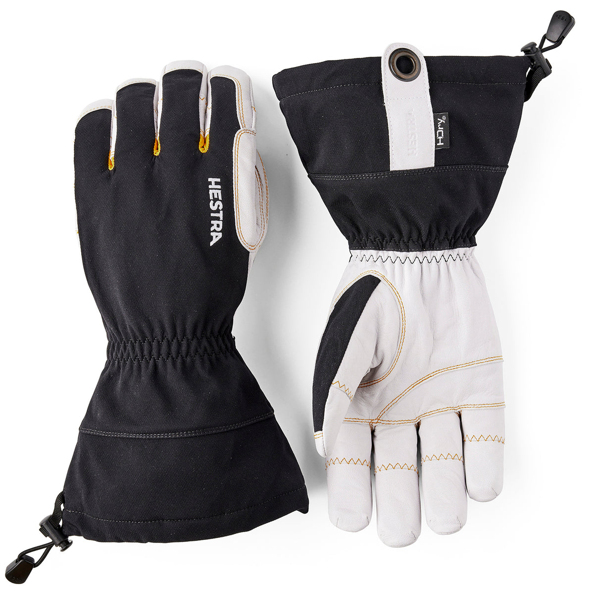 Hestra Ergo Grip HDry Descent Gloves Black/Off White