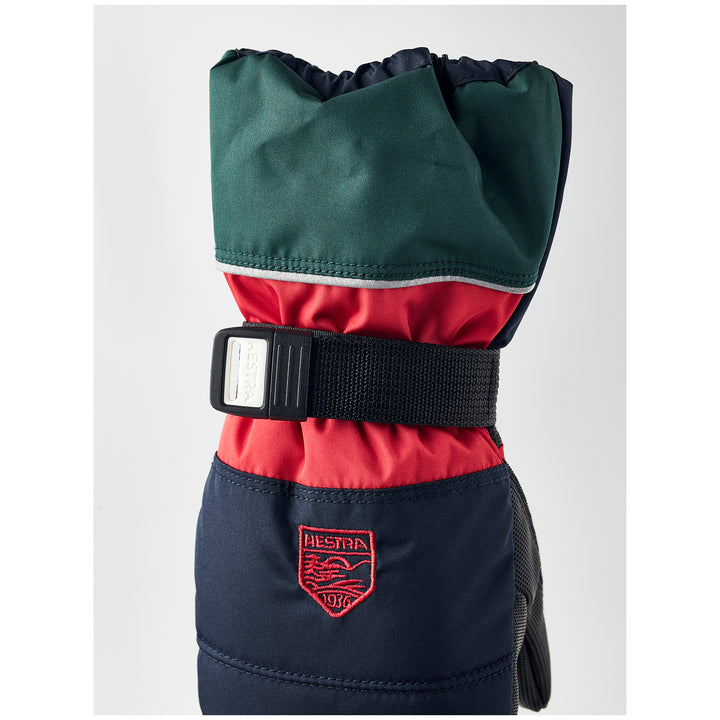 Hestra CZone Mittens - Kids' Dark Navy/Light Red