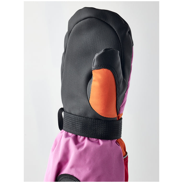 Hestra CZone Mittens - Kids' Cerise/Light Orange