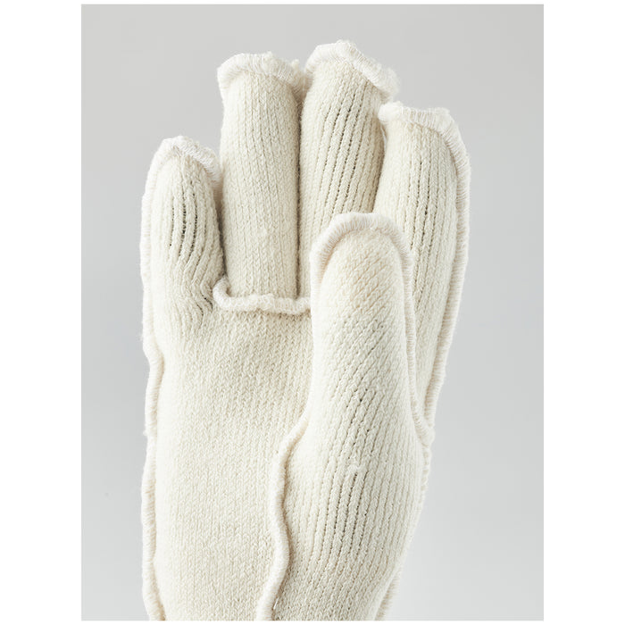 Hestra Wakayama Wool 5-Finger Liner Off White