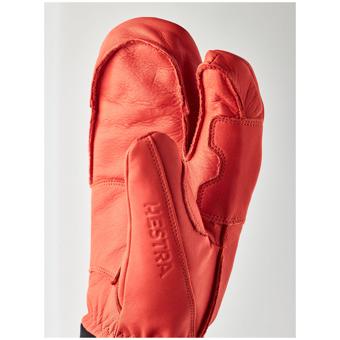 Hestra Fall Line 3-Finger Mittens Flame Red