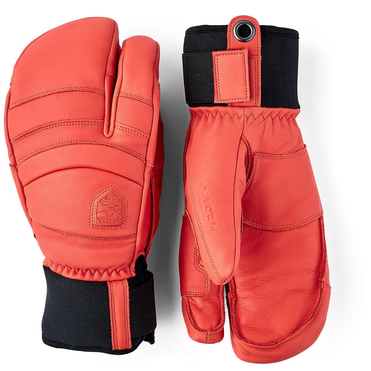 Hestra Fall Line 3-Finger Mittens Flame Red