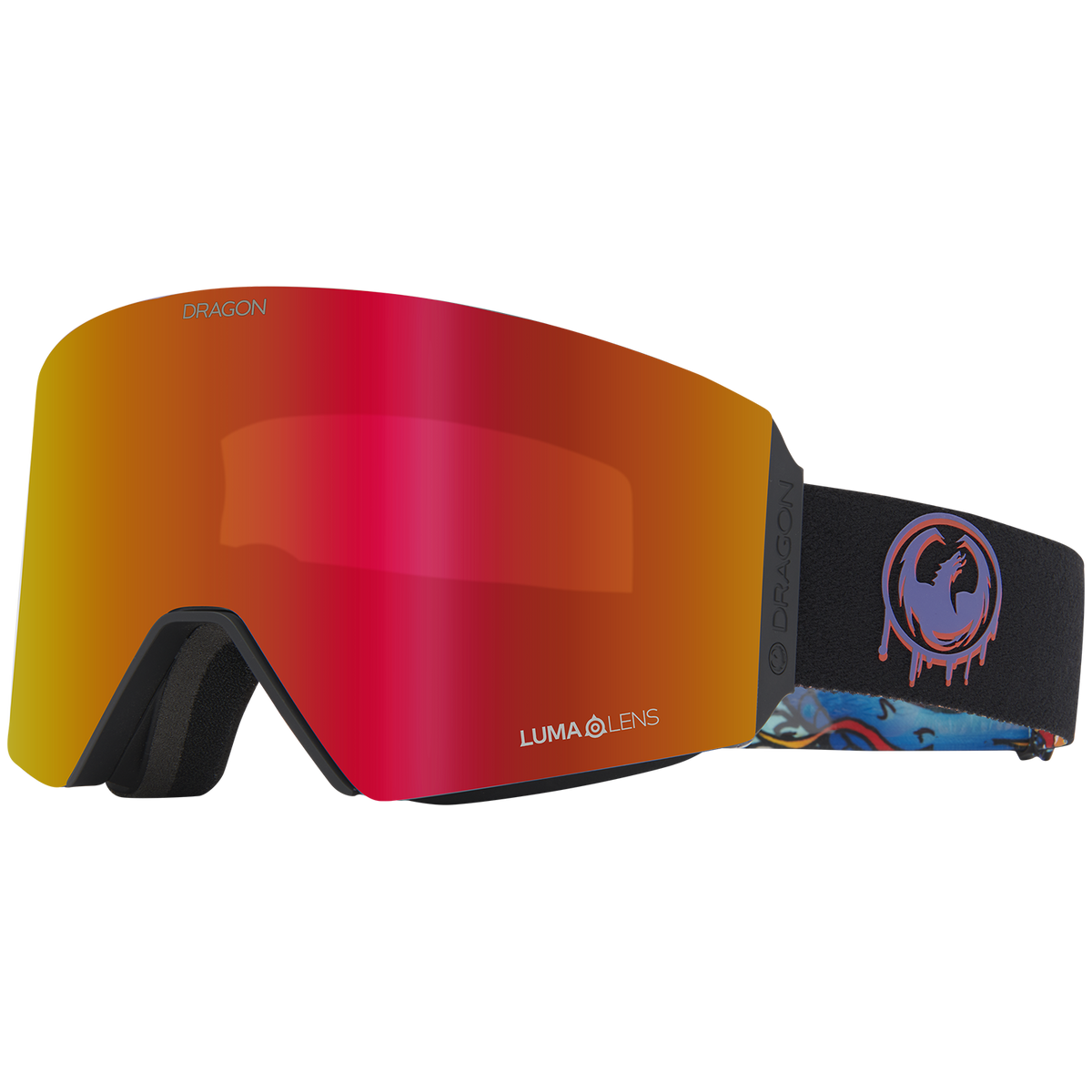 Dragon RVX MAG OTG Goggles Rattled/LumaLens Red Ion+Amber