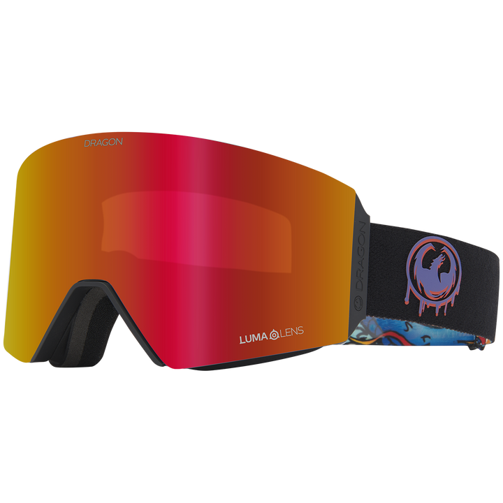 Dragon RVX MAG OTG Goggles Rattled/LumaLens Red Ion+Amber