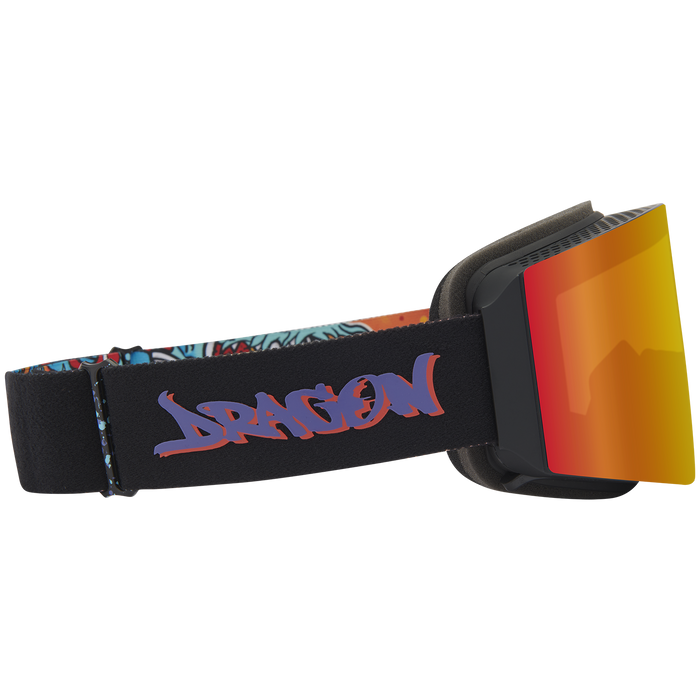 Dragon RVX MAG OTG Goggles Rattled/LumaLens Red Ion+Amber