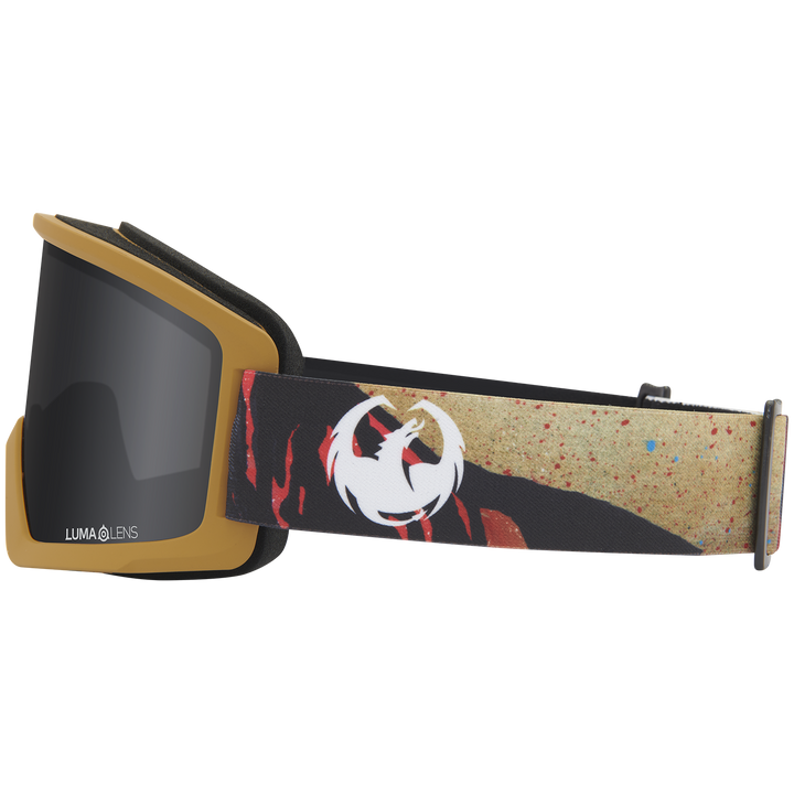 Dragon DX3 L OTG Goggles Iguchi Lite/LunaLens Dark Smoke