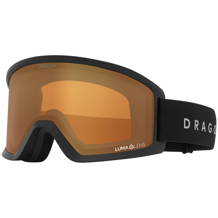 Dragon DX3 Plus OTG Goggles Black/LumaLens Photochromic Amber