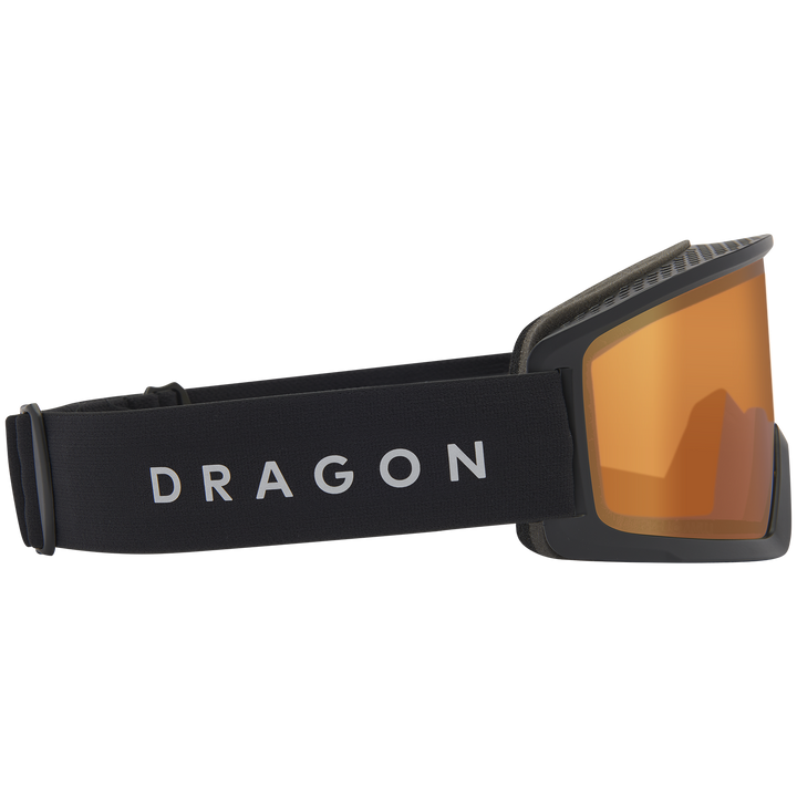 Dragon DX3 Plus OTG Goggles Black/LumaLens Photochromic Amber