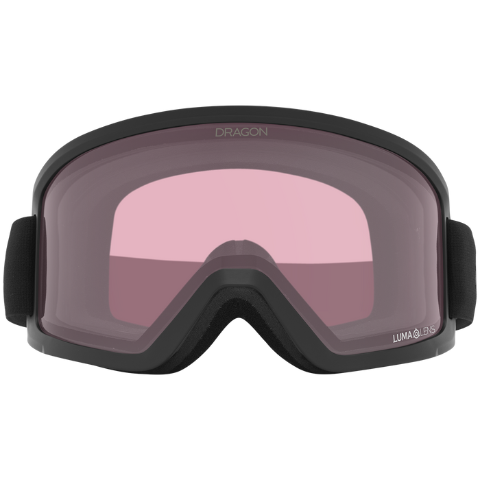 Dragon DX3 Plus OTG Goggles Black/LumaLens Photochromic Light Rose