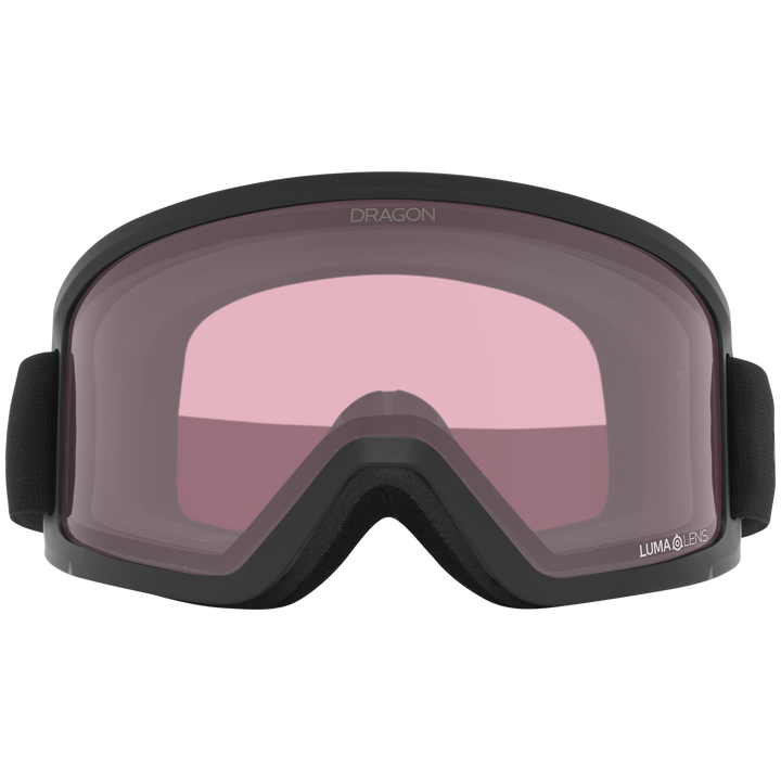 Dragon DX3 Plus OTG Goggles Black/LumaLens Photochromic Light Rose