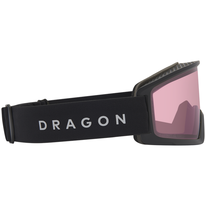 Dragon DX3 Plus OTG Goggles Black/LumaLens Photochromic Light Rose