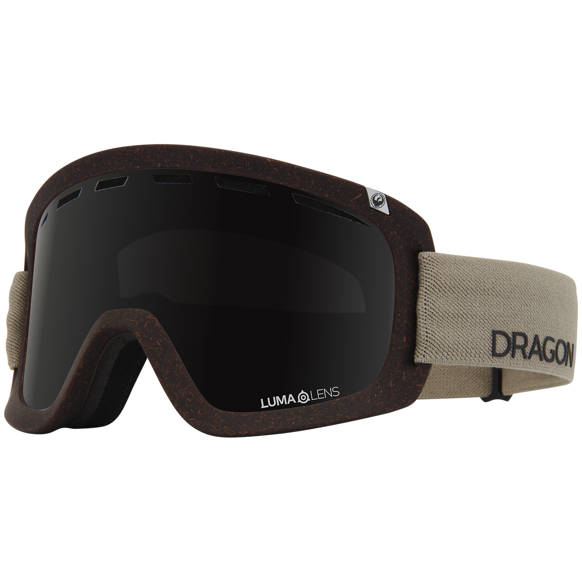 Dragon D1 OTG Goggles Raw Light/LumaLens Midnight+Amber