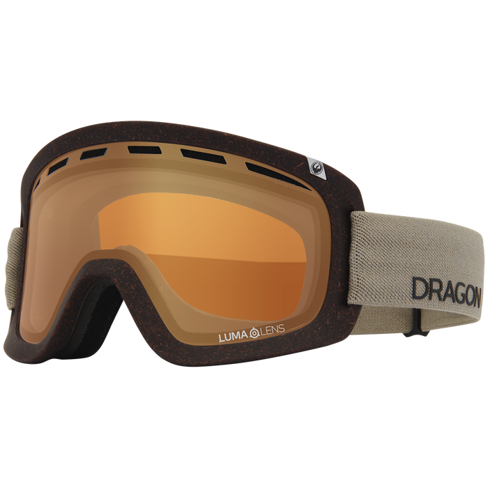 Dragon D1 OTG Goggles Raw Light/LumaLens Midnight+Amber