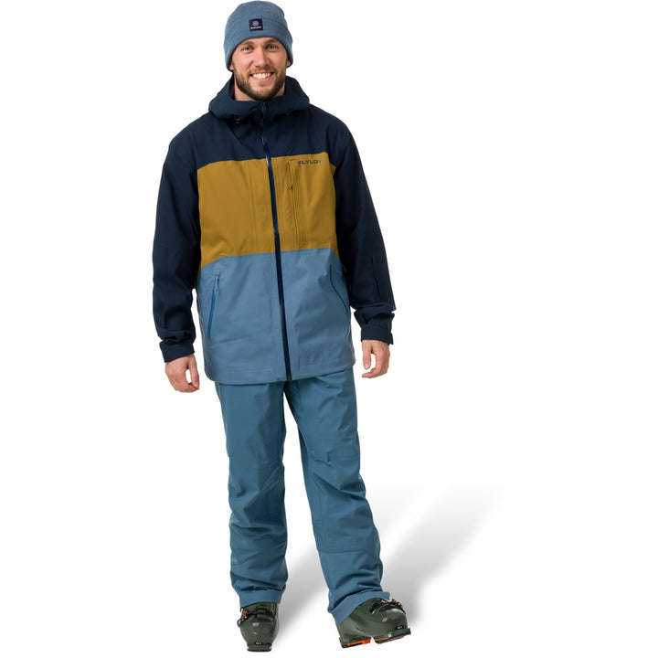 Flylow Malone Jacket - Men's Abyss/Rye/Ocean