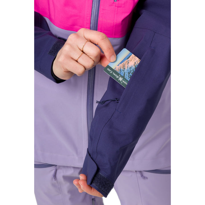 Flylow Lucy Jacket - Women's Currant/Dragonfruit/Aurora