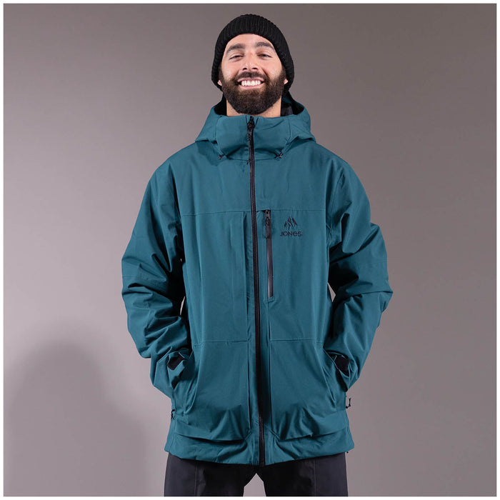 Jones Mountain Surf Recycled Jacket - Men's Pacific Teal