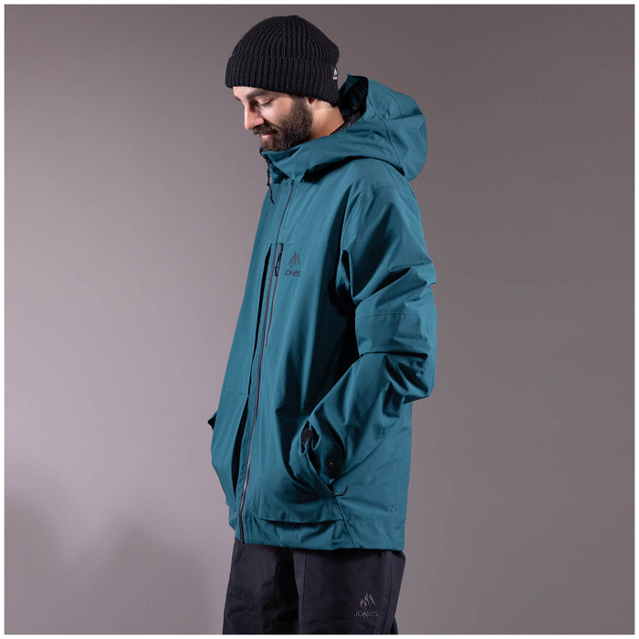 Jones Mountain Surf Recycled Jacket - Men's Pacific Teal