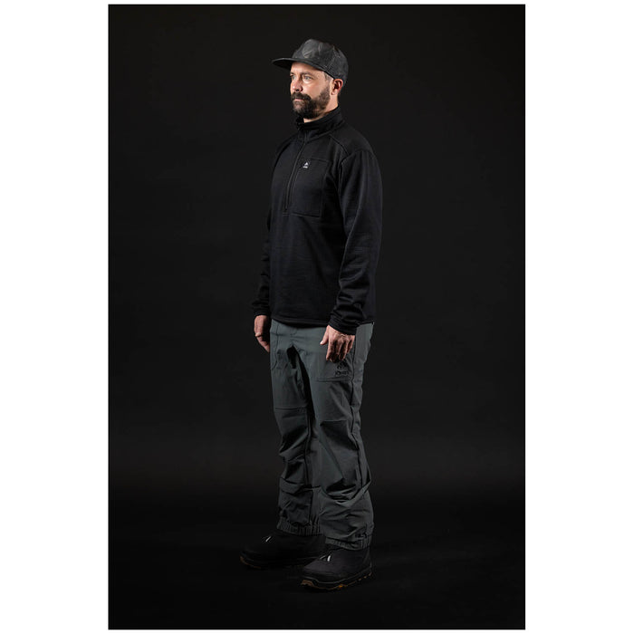 Jones Flagship Recycled Grid Fleece - Men's Stealth Black