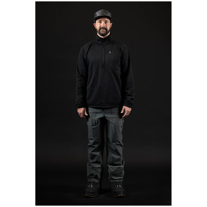Jones Flagship Recycled Grid Fleece - Men's Stealth Black
