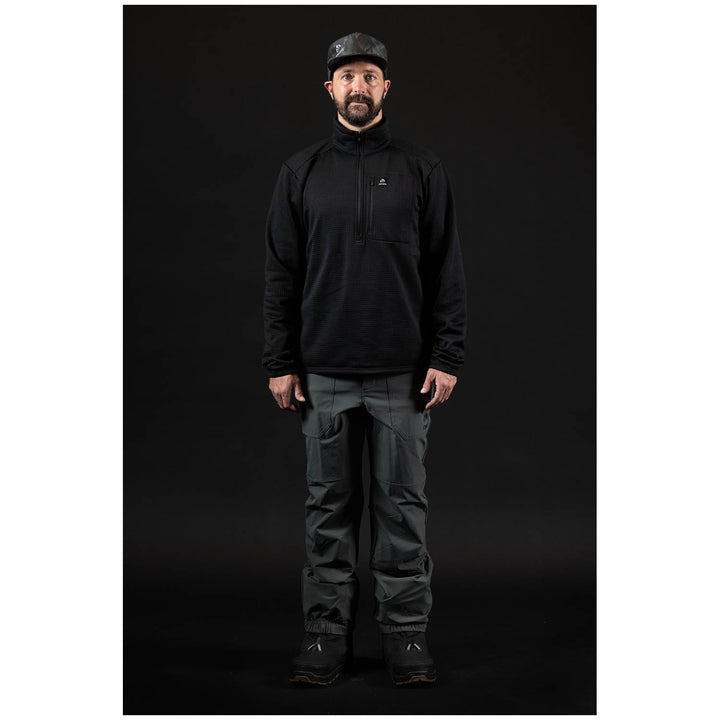 Jones Flagship Recycled Grid Fleece - Men's Stealth Black