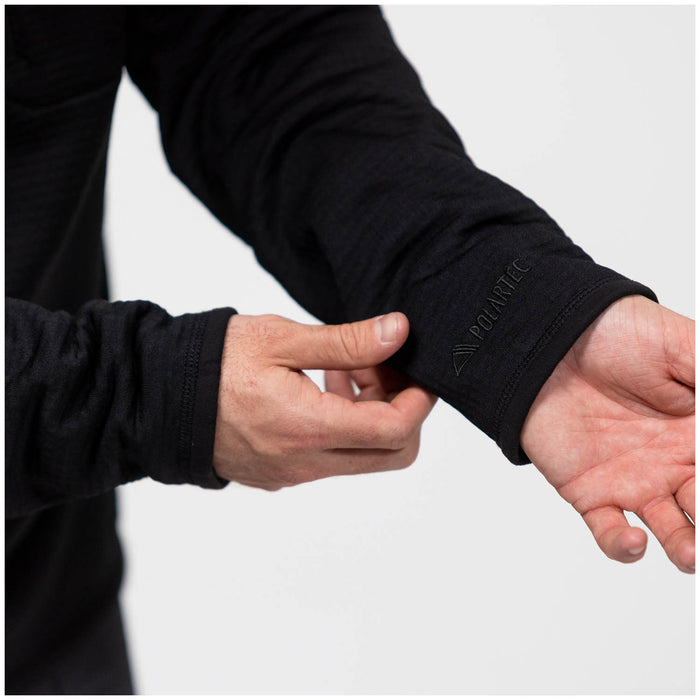 Jones Flagship Recycled Grid Fleece - Men's Stealth Black