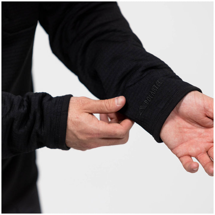 Jones Flagship Recycled Grid Fleece - Men's Stealth Black