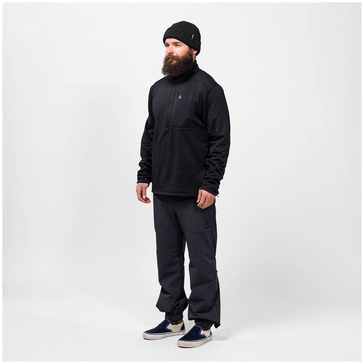 Jones Flagship Recycled Grid Fleece - Men's Stealth Black
