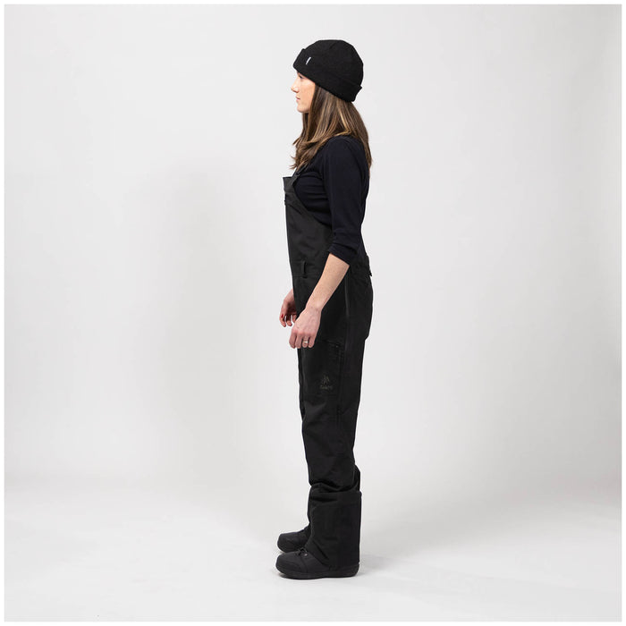 Jones Mountain Surf Recycled Bibs - Women's Stealth Black