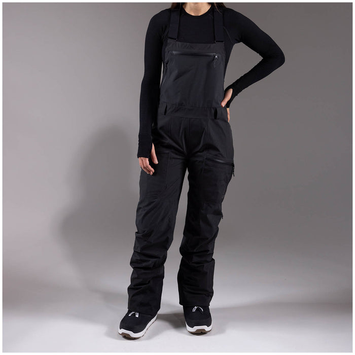 Jones Mountain Surf Recycled Bibs - Women's Stealth Black