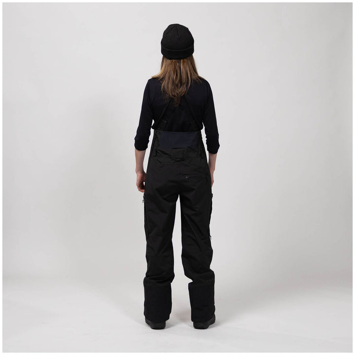 Jones Mountain Surf Recycled Bibs - Women's Stealth Black
