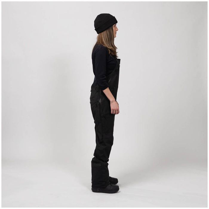 Jones Mountain Surf Recycled Bibs - Women's Stealth Black