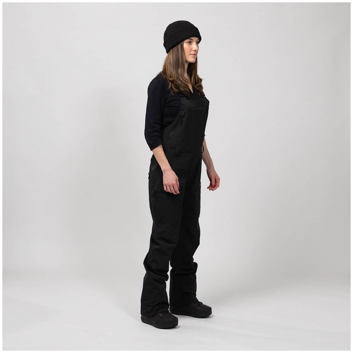Jones Mountain Surf Recycled Bibs - Women's Stealth Black