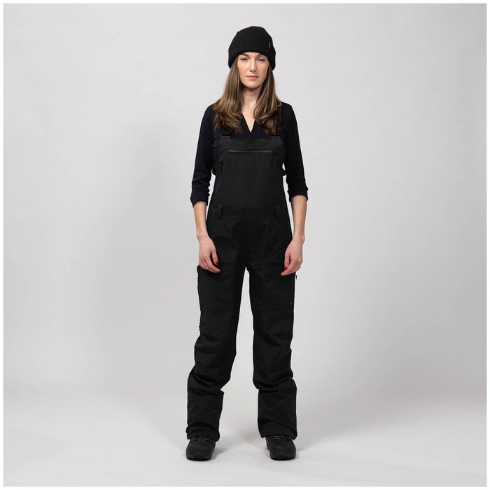 Jones Mountain Surf Recycled Bibs - Women's Stealth Black