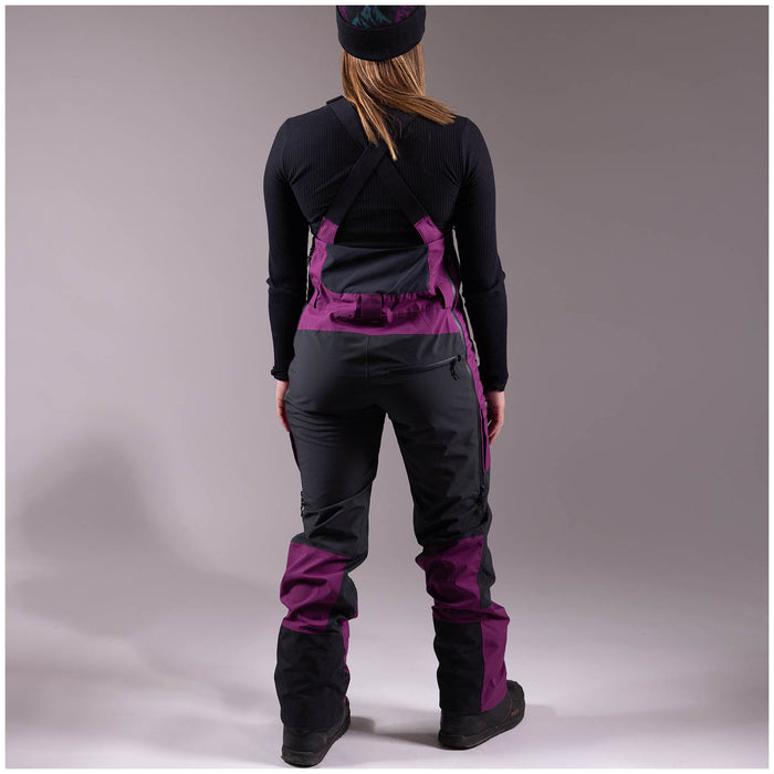Jones Mountain Surf Recycled Bibs - Women's Deep Purple