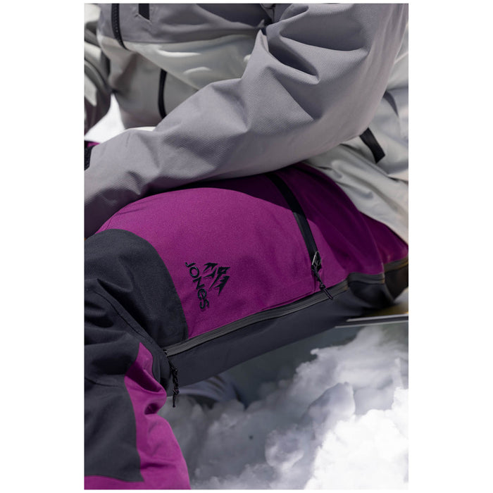 Jones Mountain Surf Recycled Bibs - Women's Deep Purple
