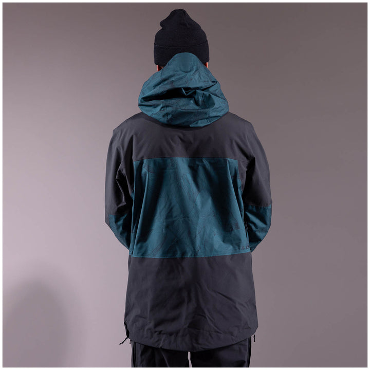 Jones MTN Surf Recycled Anorak - Men's Pacific Teal