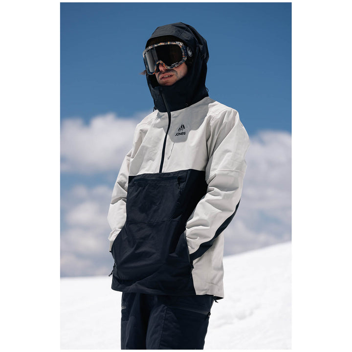 Jones MTN Surf Recycled Anorak - Men's Smoke Gray