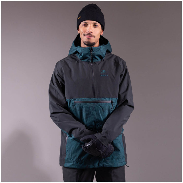 Jones MTN Surf Recycled Anorak - Men's Pacific Teal
