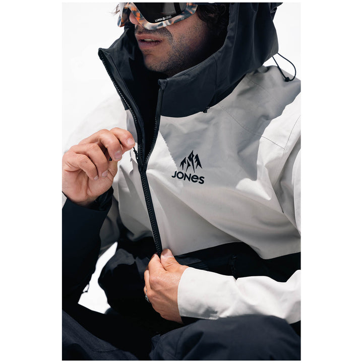 Jones MTN Surf Recycled Anorak - Men's Smoke Gray