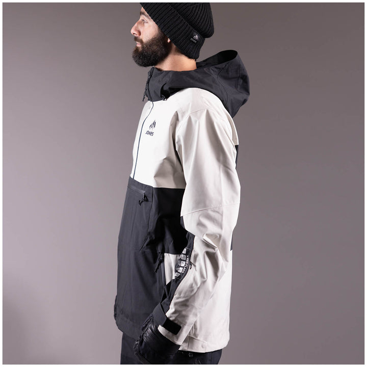 Jones MTN Surf Recycled Anorak - Men's Smoke Gray