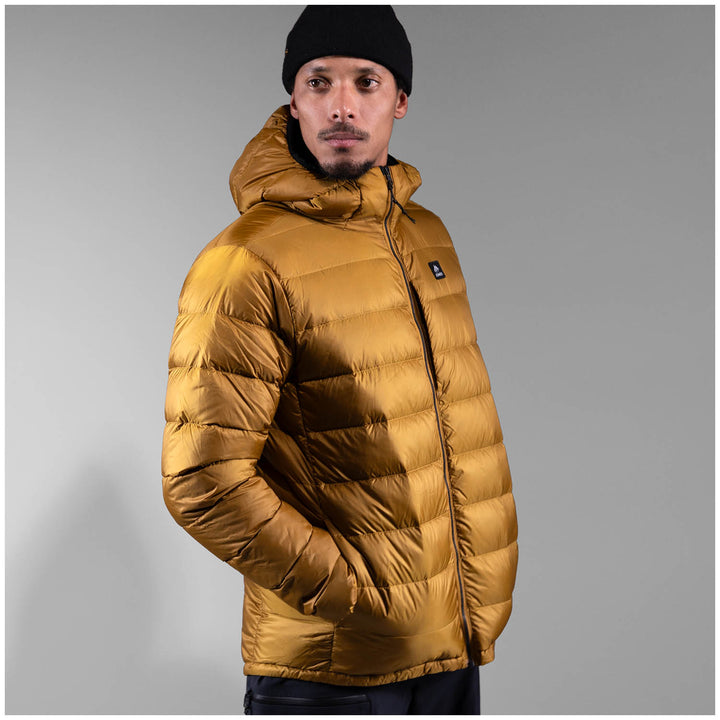 Jones Re-Up Down Recycled Hoodie - Men's Sierra Brown