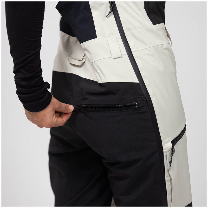 Jones MTN Surf Recycled Bibs - Women's Mineral Gray