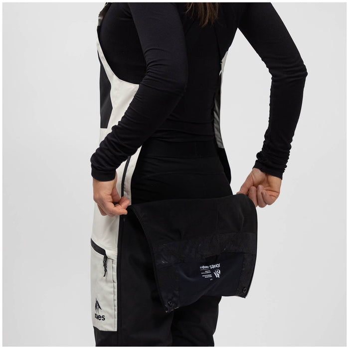 Jones MTN Surf Recycled Bibs - Women's Mineral Gray
