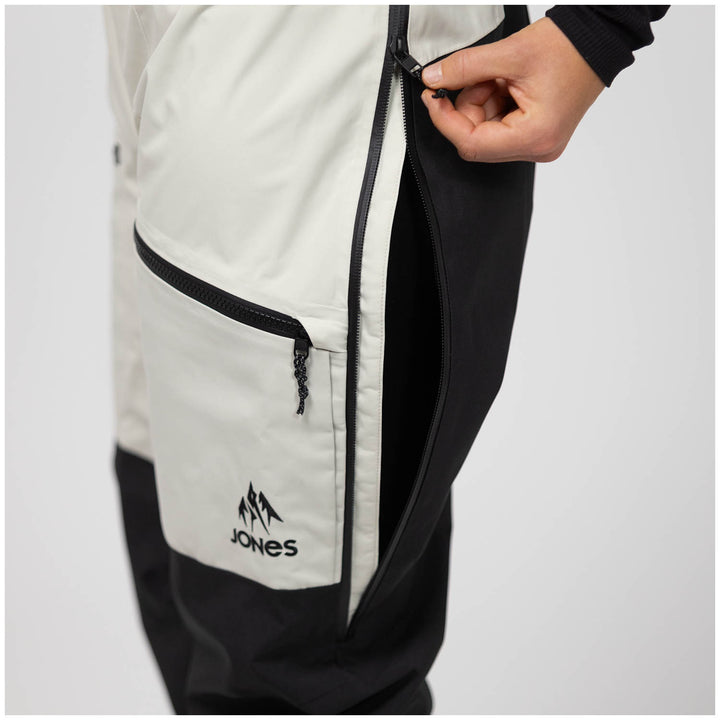 Jones MTN Surf Recycled Bibs - Women's Mineral Gray