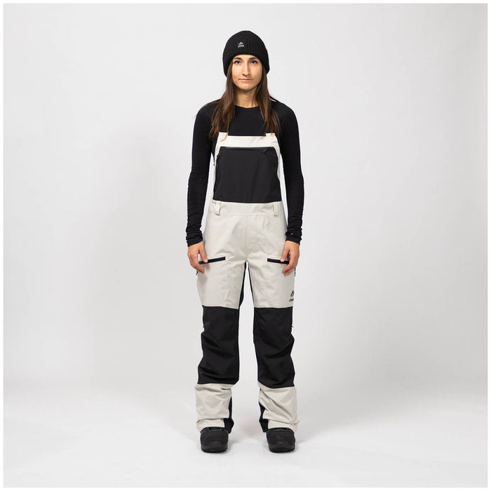 Jones MTN Surf Recycled Bibs - Women's Mineral Gray