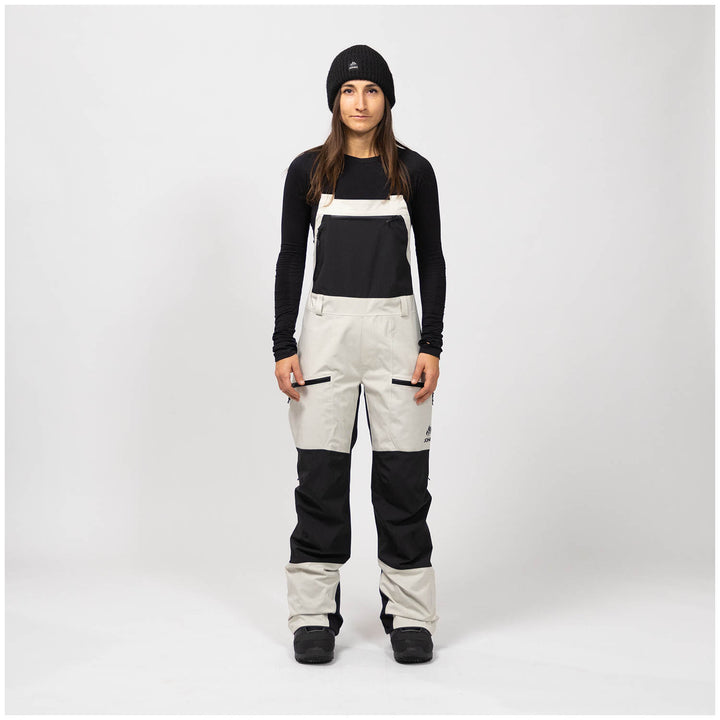 Jones MTN Surf Recycled Bibs - Women's Mineral Gray